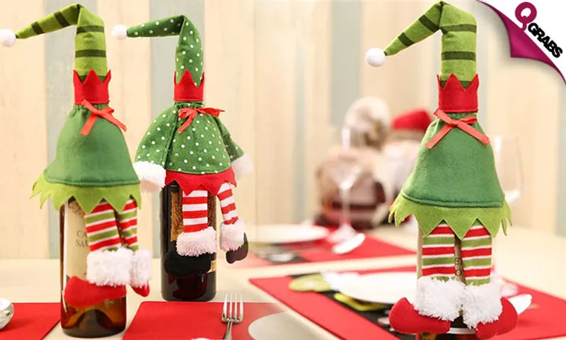 Christmas Elf Bottle Cover!